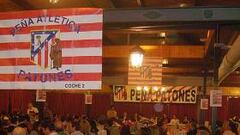 "Al vivir en una zona madridista somos enfermos del Atleti"