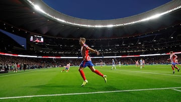 Sorloth celebra el 2-1 al Alavés.