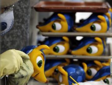 Fuleco, el armadillo de Brasil 2014, listo para el Mundial