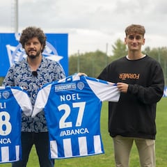 Noel y Trilli ya lucen el patrocinio popular de Touriñán