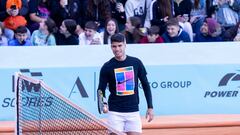 24/04/24 TENIS MUTUA MADRID OPEN 2024 ENTRENAMIENTO CARLOS ALCARAZ