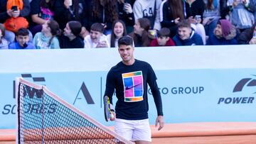 24/04/24 TENIS MUTUA MADRID OPEN 2024 ENTRENAMIENTO CARLOS ALCARAZ