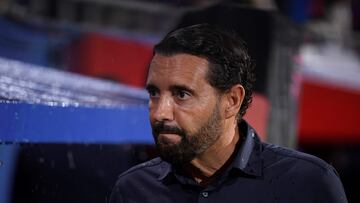 José Bordalás durante el partido de LaLiga EA Sports contra el Barcelona.