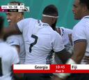 Fiji destroza a Georgia en un partidazo