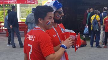 Así vivieron los hinchas de la Roja la previa del duelo