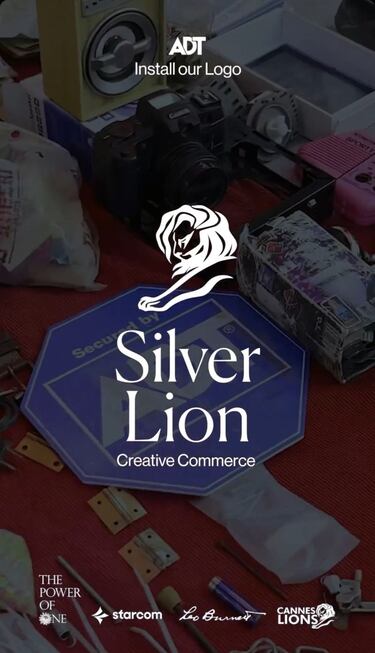 Gana ADT México un León de Plata en Cannes Lions por la campaña ‘Install Our Logo’