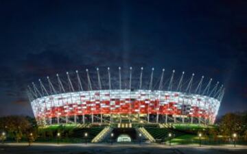 34° PUESTO | El Stadion Narodowy de Polonia es uno de los destacados.