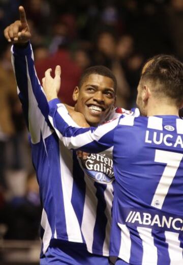 2-0. Iván Cavaleiro festejó el segundo tanto.