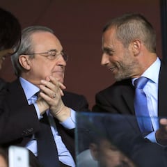 Florentino y Ceferin, morbo en la final de Champions