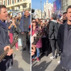 Dani Martín sorprende con un concierto en mitad de Madrid