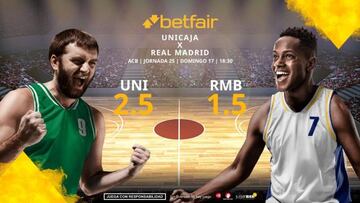 Unicaja vs. Real Madrid: horario, TV, estadísticas, clasificación y pronósticos