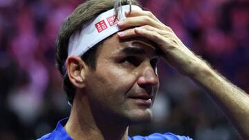 Federer, entre l¨¢grimas: ¡°Un viaje perfecto, lo volver¨ªa a hacer¡±