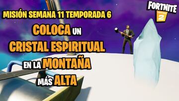 &iquest;D&oacute;nde est&aacute; la monta&ntilde;a m&aacute;s alta para colocar un cristal espiritual en Fortnite?