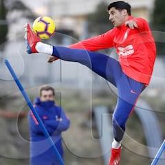 Morata ilusiona: con Simeone, sólo Falcao tiene mejores cifras