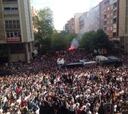Locura en los alrededores del Bernabéu antes del partido