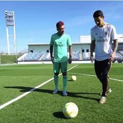 James Rodríguez te enseña a cobrar un tiro libre con comba