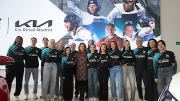 El equipo español de taekwondo.