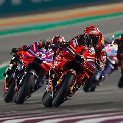 Márquez roza el podio en el reino de Bagnaia