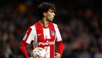 João Félix, durante un partido del Atlético en Liga.