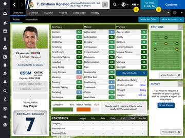 Captura de pantalla - Football Manager Classic 2015 (AND)