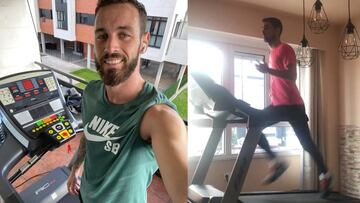 La plantilla celebra disponer del material para entrenarse en casa