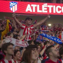 El Wanda Metropolitano rugió: así gritó los goles de la final