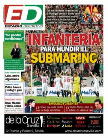 Portadas de la prensa deportiva