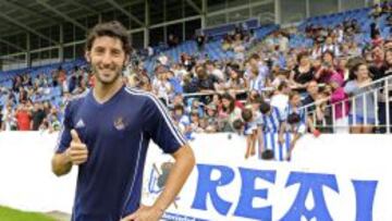 Esteban Granero con la Real Sociedad.