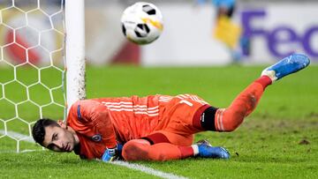 Soccer Football - Europa League - Group K - Slovan Bratislava v S.C. Braga- Tehelne Pole Stadium, Bratislava, Slovakia - December 12, 2019  Slovan Bratislava&#039;s Dominik Greif   REUTERS/Radovan Stoklasa