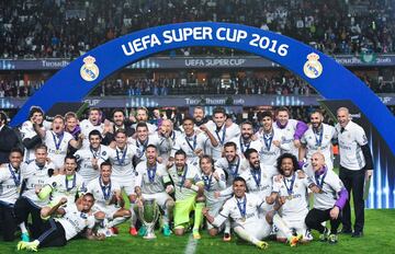 Su segundo t¨ªtulo lleg¨® el 9 de agosto de 2016 tras ganar la Supercopa de Europa al Sevilla.