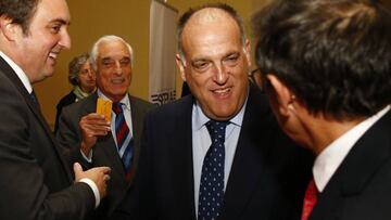 Tebas: "No es una traición, no estoy decepcionado ni es una victoria de Rubiales"