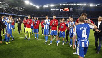 El Deportivo celebró el playoff con su afición