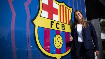 Laia Codina con el Barcelona.