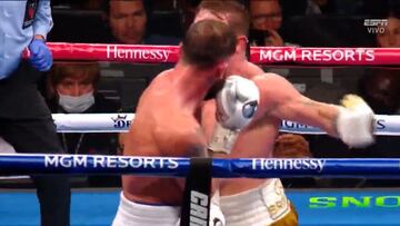La toma del KO de Canelo a Plant que encoge el alma y ya es historia del Boxeo: alucinen...