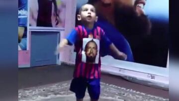 El niño iraní fanático de Vidal que se hizo viral: ¡le copió el pelo!