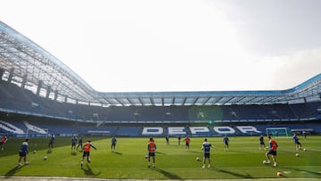 04/03/2021 ENTRENAMIENTO DEPORTIVO DE LA CORUÃÑA. RIAZOR.