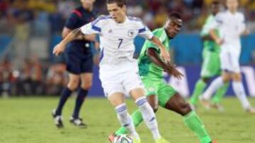 Besic, en el partido ante Nigeria.