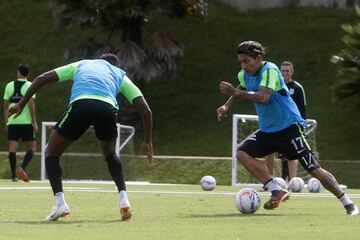Primer entrenamiento de Nacional tras la salida de Macnelly