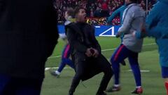 La UEFA abre expediente a Simeone por su gesto