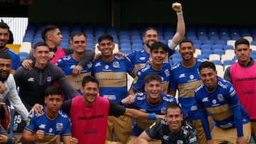 Futbol, Universidad de Concepcion vs Everton
Quinta fecha, Campeonato Nacional 2026.
Celebra Everton su trunfo contra Universidad de Concepcion durante el partido de primera division realizado en el estadio Ester Roa, Concepcion, Chile.
01/03/2026
Marco Vazquez/Photosport
Football, Universidad de Concepción vs. Everton
Matchday 5, 2026 National Championship.
Everton celebrates its victory against Universidad de Concepcion during the first division match held at the Ester Roa Stadium in Concepción, Chile.
March 1, 2026
Marco Vázquez/Photosport