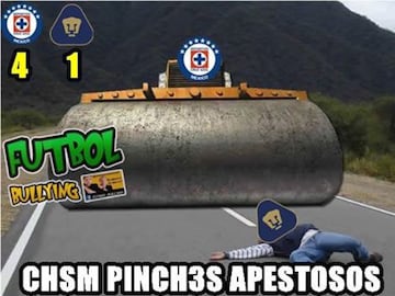 Los mejores 20 mermes del Pumas vs Cruz Azul