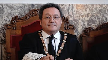 El fiscal general del Estado, Álvaro García Ortiz, preside la toma de posesión de Carmen Eiró como nueva Fiscal Superior de Galicia, a 17 de noviembre de 2025, en A coruña, Galicia (España). Carmen Eiró Bouza (Ourense, 1969) es fiscal especializada en medio ambiente, urbanismo y patrimonio histórico en Galicia. Ha ocupado el cargo de fiscal delegada autonómica desde 2020.
17 NOVIEMBRE 2025
Gustavo de la Paz / Europa Press
17/11/2025