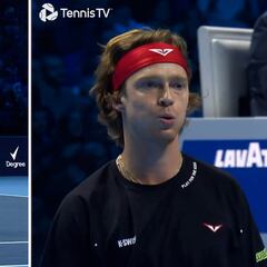 Si dejas a Rublev con esta cara, es que has hecho algo espectacular: Alcaraz en modo genio