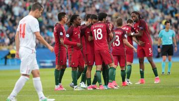 Gonçalo Guedes guía a Portugal al triunfo ante Serbia