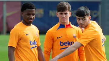 ¡Fati, Pedri y Gavi nunca habían coincidido en un once titular!