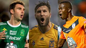 Mauro Boselli, Andr&eacute;-Pierre Gignac, Enner Valencia.