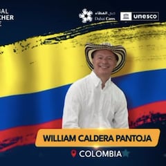 ¿Quién es William Caldera, colombiano nominado al mejor profesor del mundo?