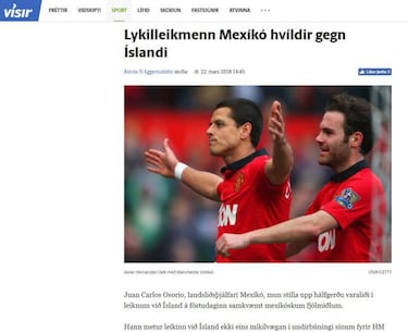 Prensa de Islandia sigue de cerca juego ante la Selección Mexicana