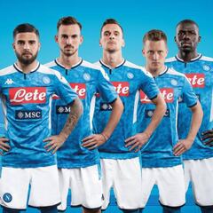 La nueva indumentaria de Napoli que luciría James