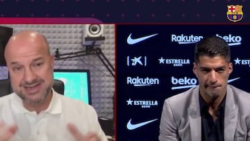 La reacción de Suárez cuando le recuerdan que el 8-2 fue su último partido
